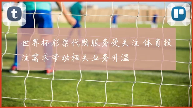 世界杯彩票代购服务受关注 体育投注需求带动相关业务升温